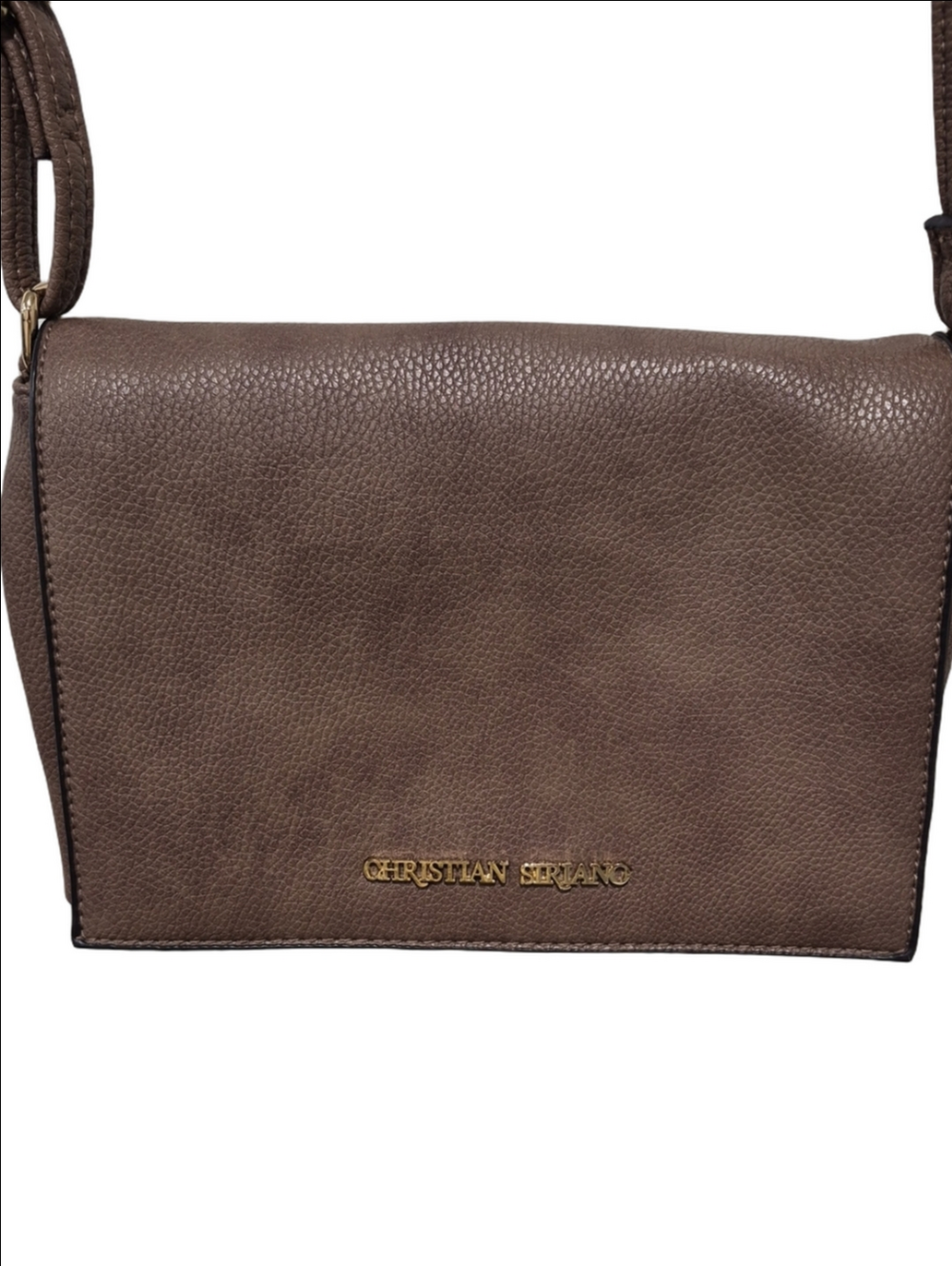 Christian Siriano for Payless Taupe Crossbody Flap Bag